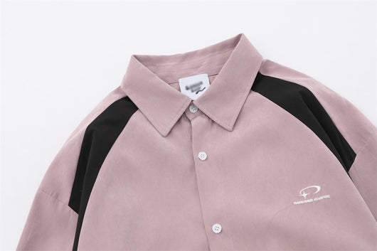 Camisa Manga Larga Contraste de Colores para Hombre - Image 25