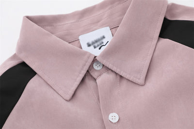 Camisa Manga Larga Contraste de Colores para Hombre - Image 30