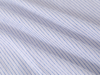 Camisa Suelta de Rayas Verticales Manga Larga para Hombre - Image 19