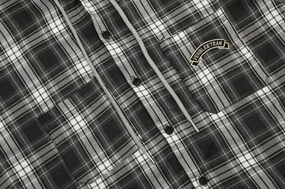 Camisa Cuadriculada con Capucha de Manga Corta para Hombre - Image 32