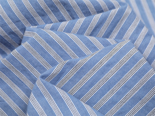 Camisa de Rayas Verticales Manga Larga para Hombre - Image 17