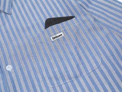 Camisa de Rayas Verticales Manga Larga para Hombre - Image 19