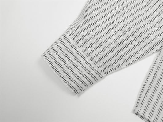 Camisa Casual de Rayas Verticales para Hombre - Image 23
