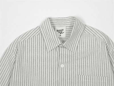 Camisa Casual de Rayas Verticales para Hombre - Image 25
