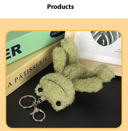 Llavero Peluche Rana Adorable para Mochila Escolar - Image 14