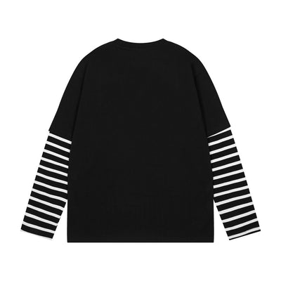 Camiseta Manga Larga con Rayas de Costura para Hombre - Image 23