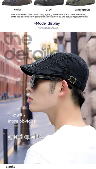 Gorra de Protección Solar Otoño Invierno para Hombre con Visera - Image 33