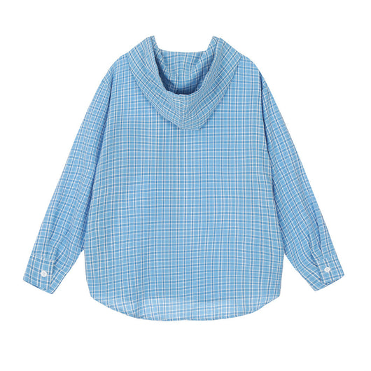 Sudadera Cuadros Holgada de Manga Larga para Hombre - Image 27