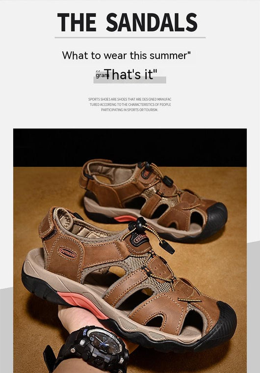Sandalias de Cuero Auténtico para Playa y Uso Casual - Image 15