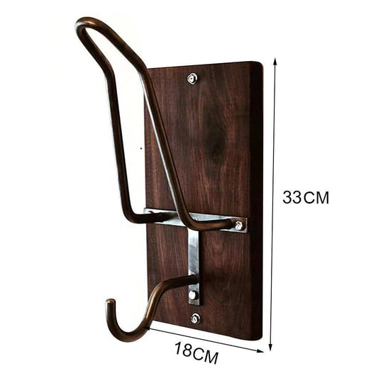 Soporte de Pared para Casco de Motocicleta en Madera - Organizador y Perchero - Image 9