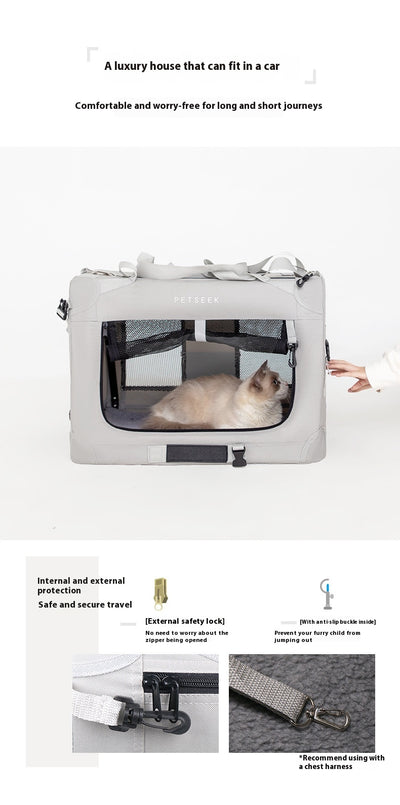 Bolsa de Transporte Plegable para Gatos y Mascotas Grandes - Image 9