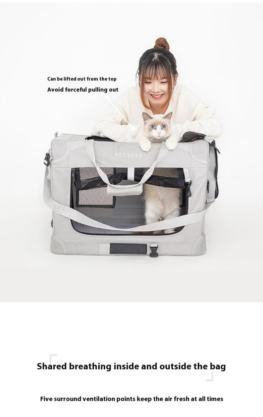 Bolsa de Transporte Plegable para Gatos y Mascotas Grandes - Image 10