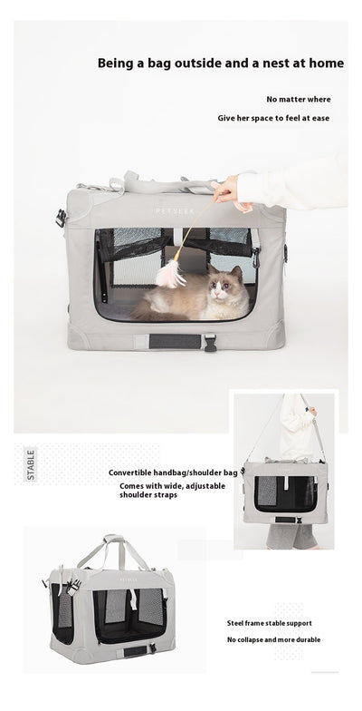 Bolsa de Transporte Plegable para Gatos y Mascotas Grandes - Image 11