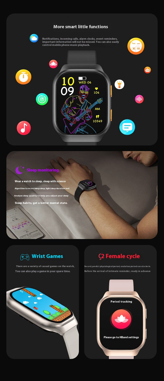 Reloj Inteligente FW16E con Pantalla Grande HD y Llamadas Inalámbricas - Image 27