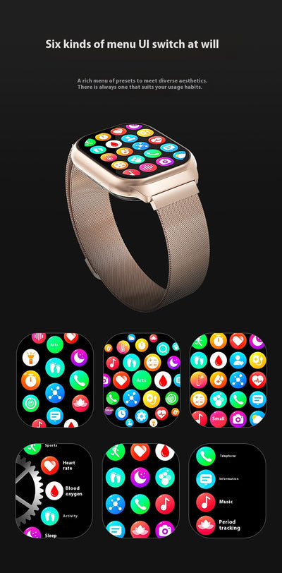 Reloj Inteligente FW16E con Pantalla Grande HD y Llamadas Inalámbricas - Image 29