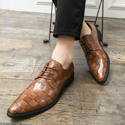 Zapatos de Cuero Puntiagudos Talla Grande para Hombre - Estilo Moderno - Image 15