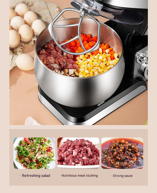 Amasadora Automática Compacta para Cocina - Mezcladora de Harinas y Masas - Image 10