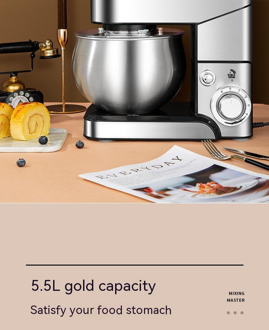 Amasadora Automática Compacta para Cocina - Mezcladora de Harinas y Masas - Image 11