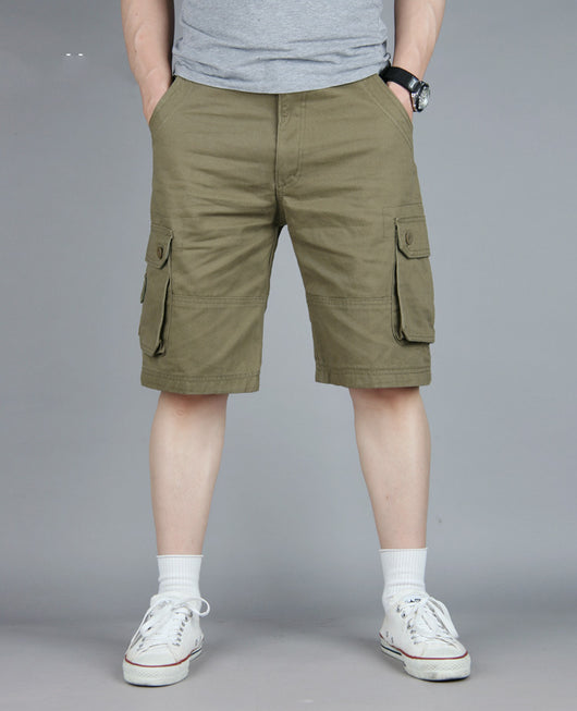 Shorts de Playa Casual con Bolsillos Funcionales para Hombre - Image 11