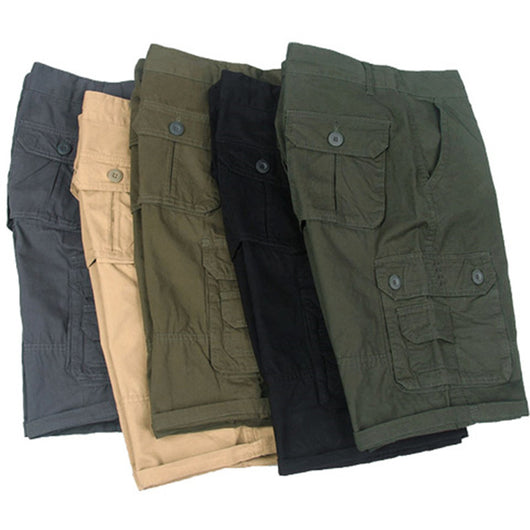Shorts de Playa Casual con Bolsillos Funcionales para Hombre - Image 16