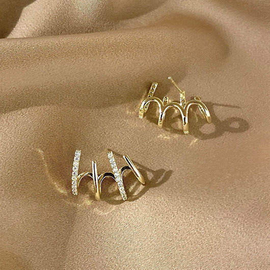Aretes Clásicos de Zirconia y Plata S925 - Image 25