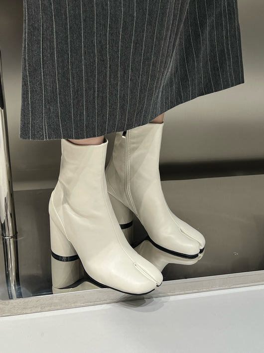 Botas Altas con Tacón Grueso y Punta Abierta para Mujer - Image 15