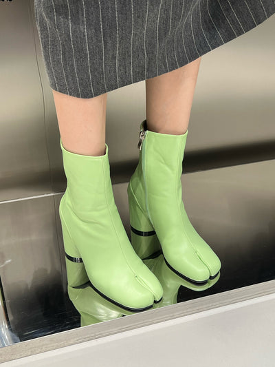 Botas Altas con Tacón Grueso y Punta Abierta para Mujer - Image 16
