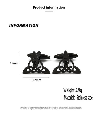 Gemelos de Traje Geométricos Triangulares Hueco para Hombre - Image 18