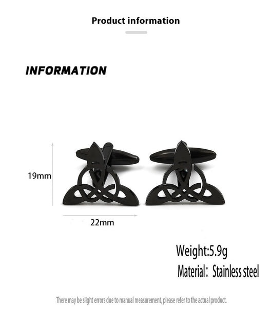 Gemelos de Traje Geométricos Triangulares Hueco para Hombre - Image 18