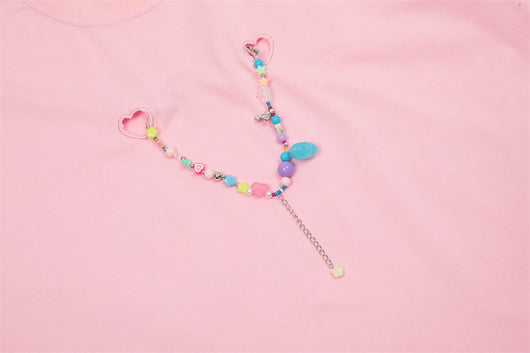 Camiseta Unisex con Estampado de Letras Pintadas a Mano - Image 28