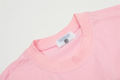 Camiseta Unisex con Estampado de Letras Pintadas a Mano - Image 32