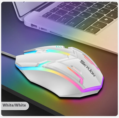 Ratón Gaming Luminoso USB con Cable para PC y Laptop - Image 19