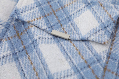 Camisa Cuadros Suelta con Capucha Estilo Retro para Hombre - Image 25