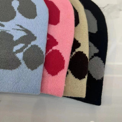 Gorro Tejido Reversible Doble Cara con Patrón Jacquard de Lana - Image 38