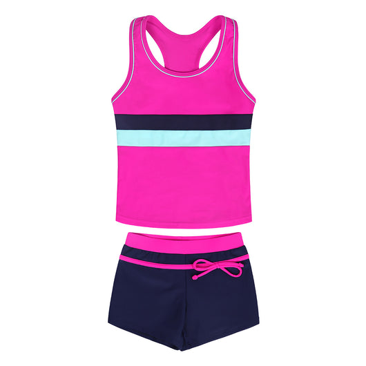 Traje de Baño Deportivo para Niñas con Protector de Pecho - Image 17