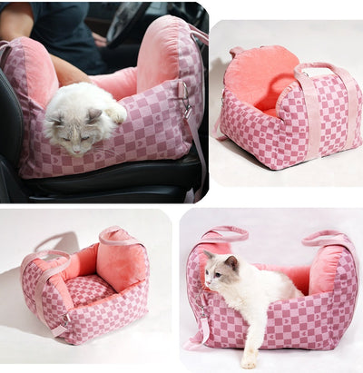 Cama Portátil de Moda para Perros Pequeños en Auto - Image 22