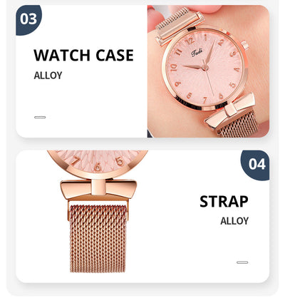 Reloj de Cuarzo para Mujer con Pulsera Elegante - Image 7