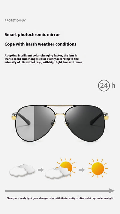 Gafas de Sol Polarizadas con Cambio de Color para Hombre - Image 17