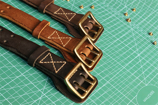 Cinturón de Cuero Genuino Cosido a Mano - Hipoalergénico para Hombre - Image 25