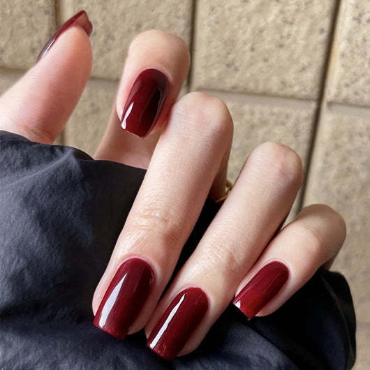 Uñas Postizas de Gel Rojo Brillante - Acabado Profesional - Image 8