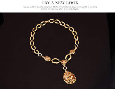 Conjunto de Joyas Elegante: Collar, Aretes, Pulsera y Anillo - Image 7