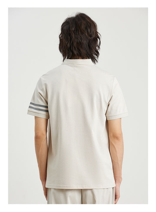 Polo Slim Fit Ice Silk Pearl Cotton para Hombre - Image 21