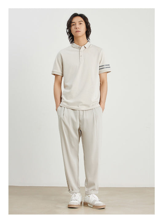 Polo Slim Fit Ice Silk Pearl Cotton para Hombre - Image 22