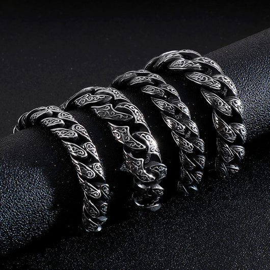 Pulsera de Eslabones Punk Acero Inoxidable - Image 13