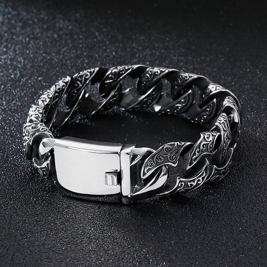 Pulsera de Eslabones Punk Acero Inoxidable - Image 15