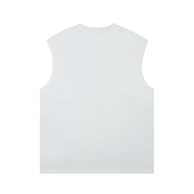 Camiseta sin Mangas con Estampado de Letras en Inglés para Hombre - Image 19