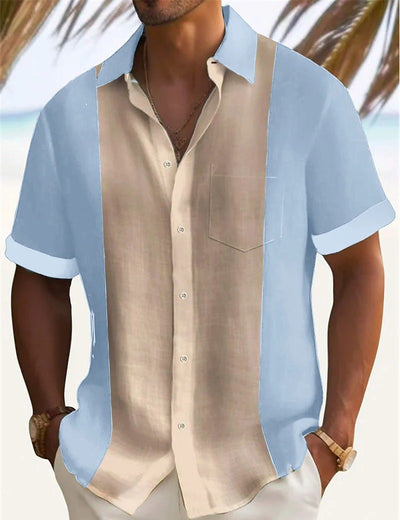 Camisa Casual Manga Corta Slim Fit para Hombre - Image 20