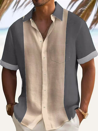 Camisa Casual Manga Corta Slim Fit para Hombre - Image 25