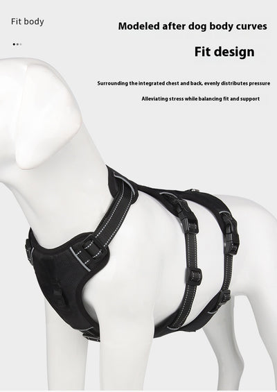 Arnés de Pecho Antiescape para Perros Grandes con Cuerda de Tela Oxford - Image 24