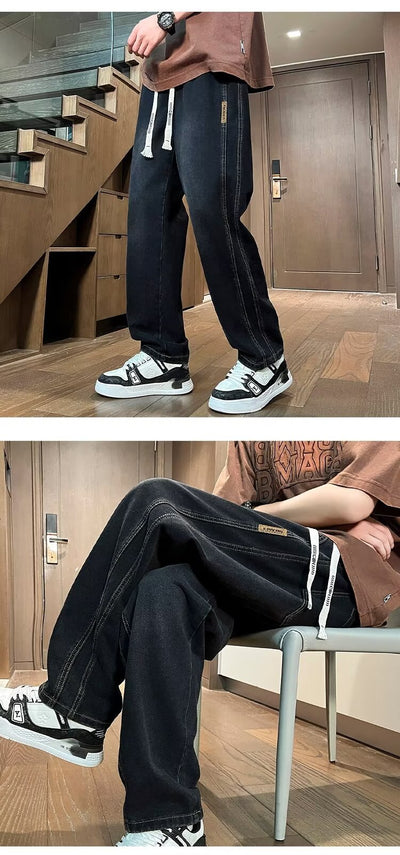 Pantalón Ancho Suelto Casual Ligero - Image 11